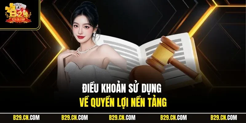 Điều khoản sử dụng về quyền lợi nền tảng